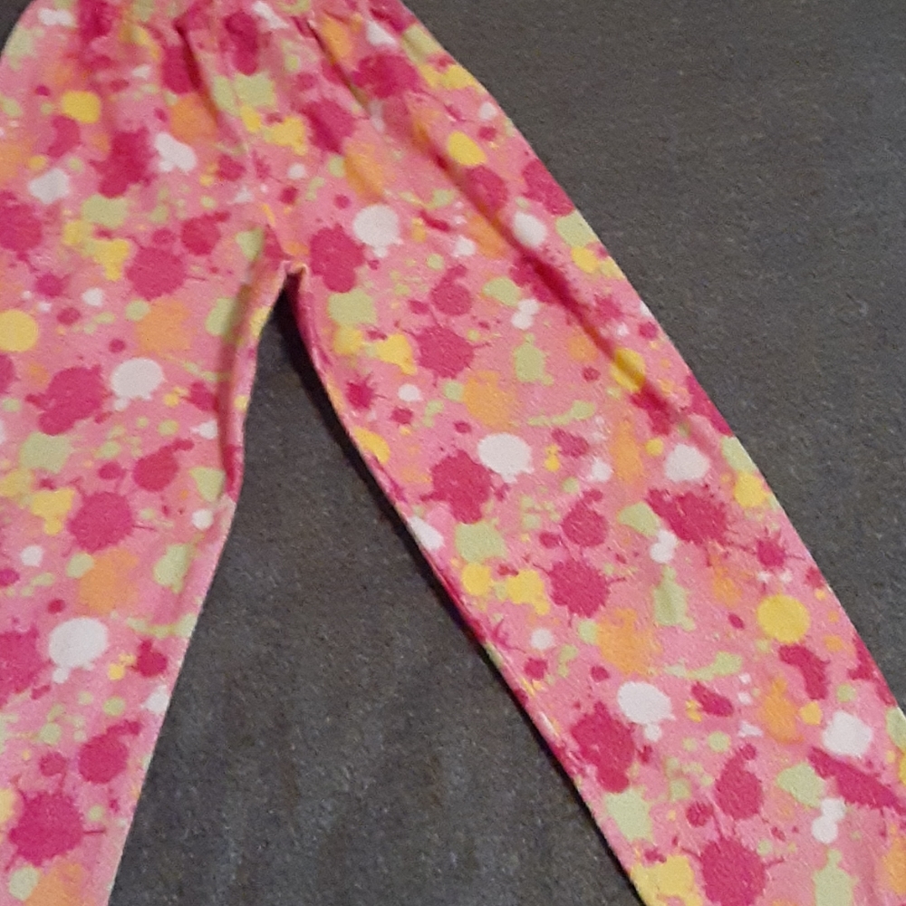 Splatter paint pajama pants